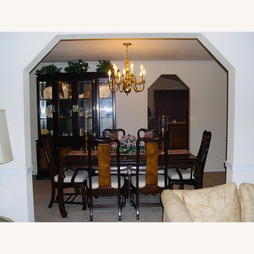 Used Chinese Style Dining Set 6 Chairs  for sale on AptDeco