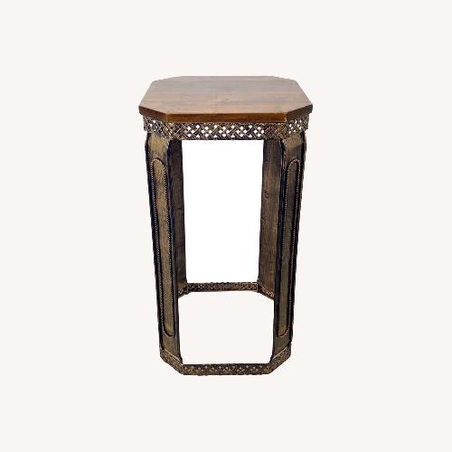 Used  Architectural Pedestal Table  for sale on AptDeco