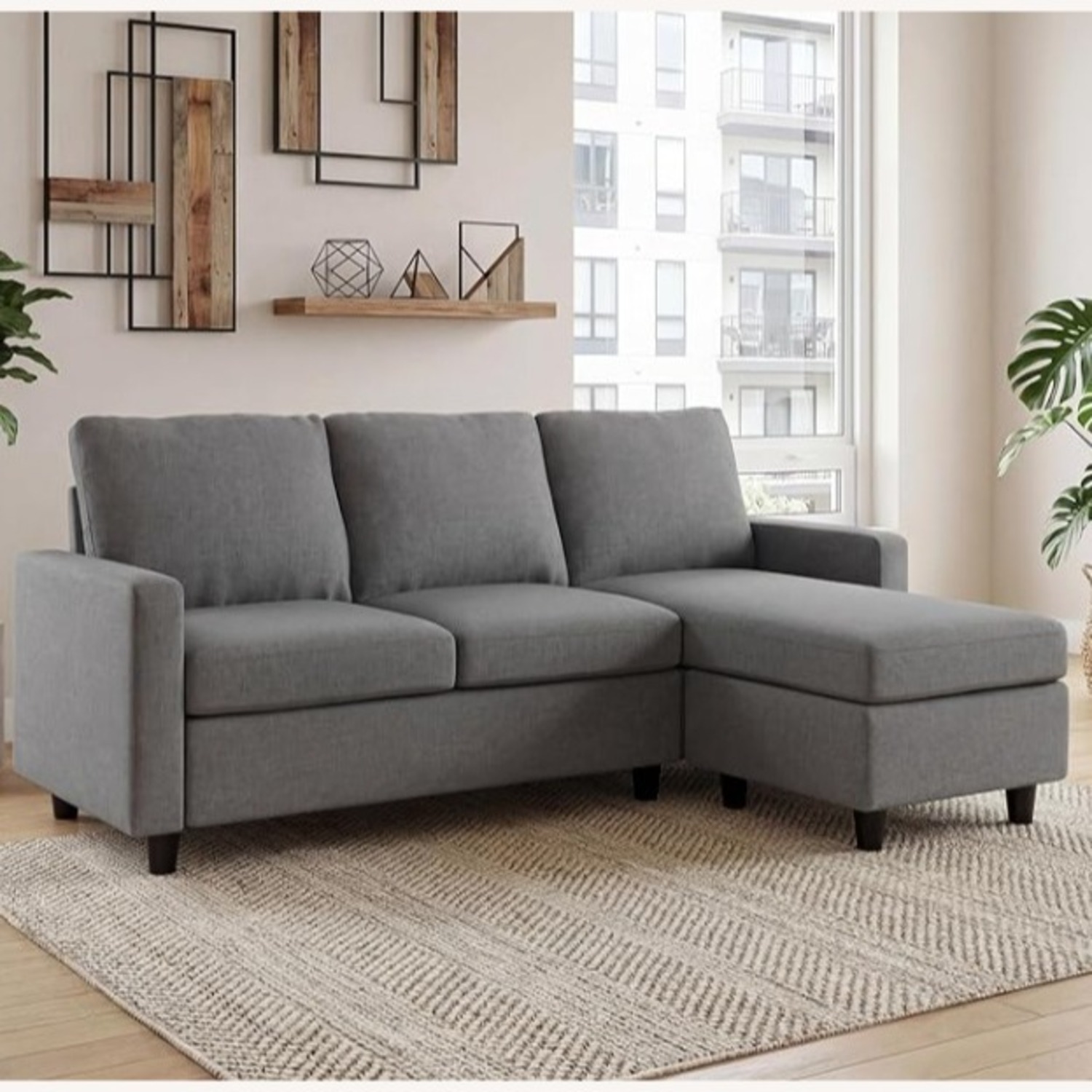 Light Gray 3+ Seater Sofa - image-3