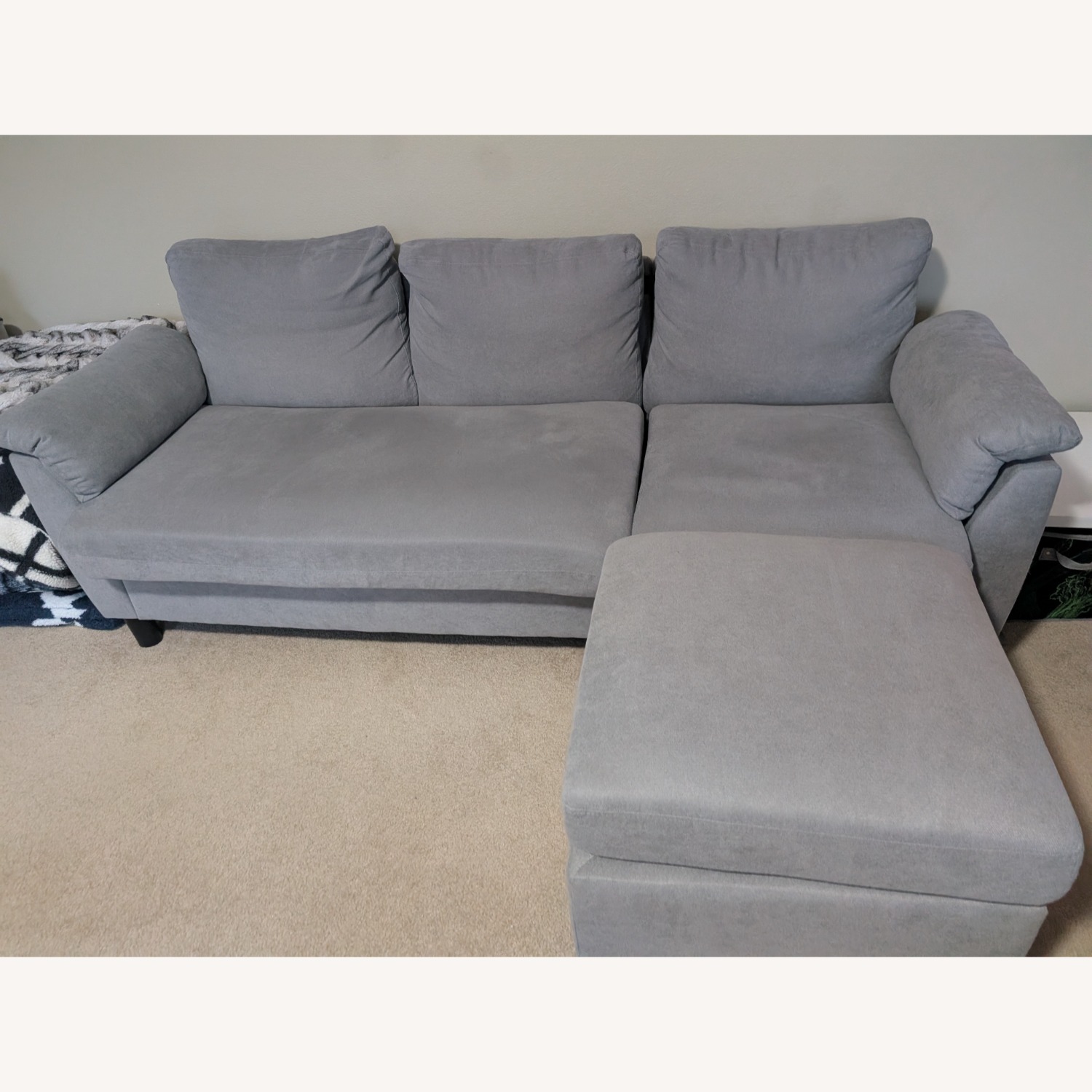 Light Gray 3+ Seater Sofa - image-1
