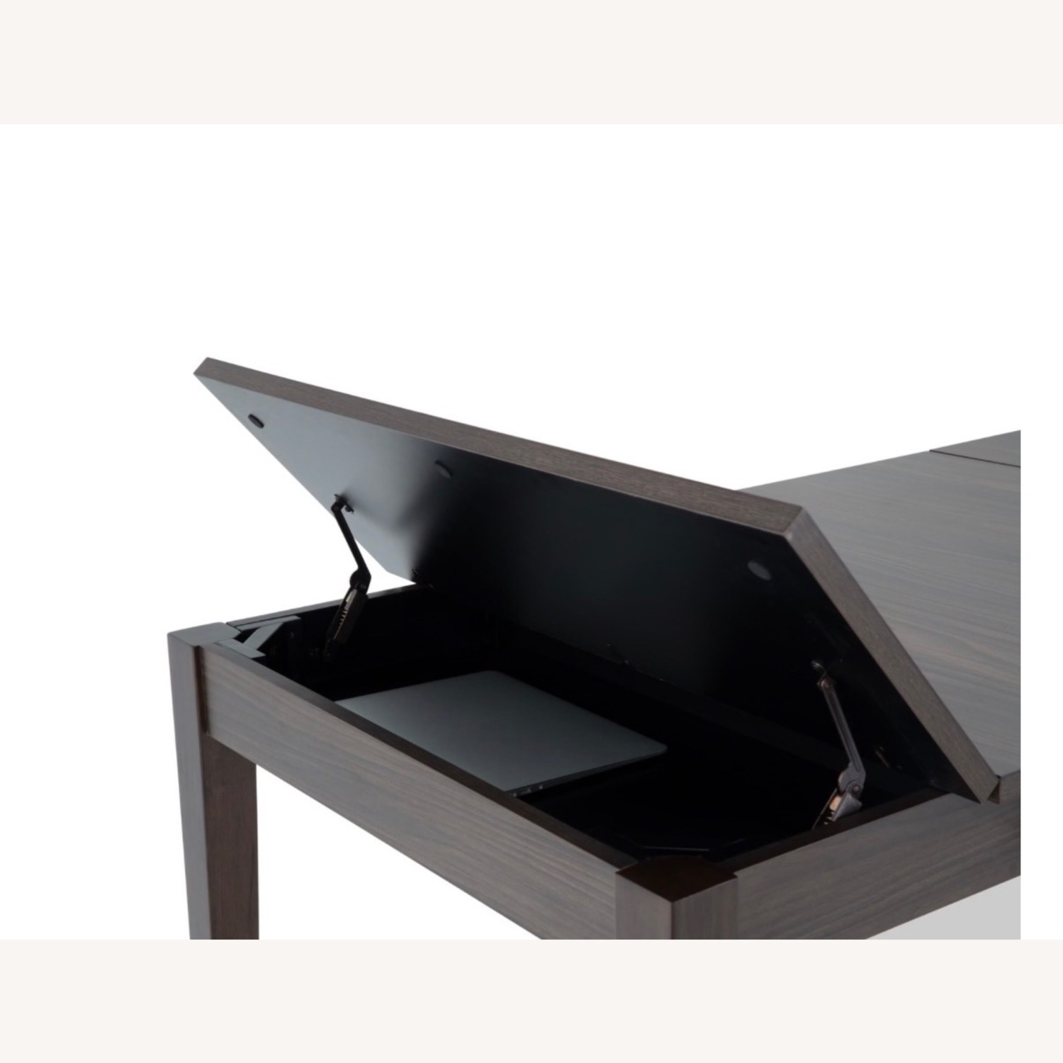 Homeworks Dark Brown Wood Dining Table - image-3