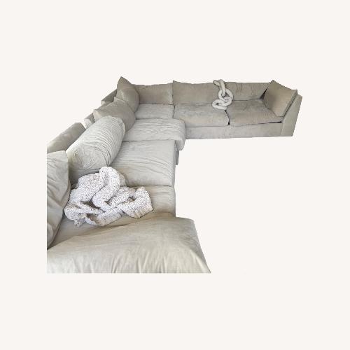 Used Living Spaces Light Brown 3+ Piece Sectional for sale on AptDeco