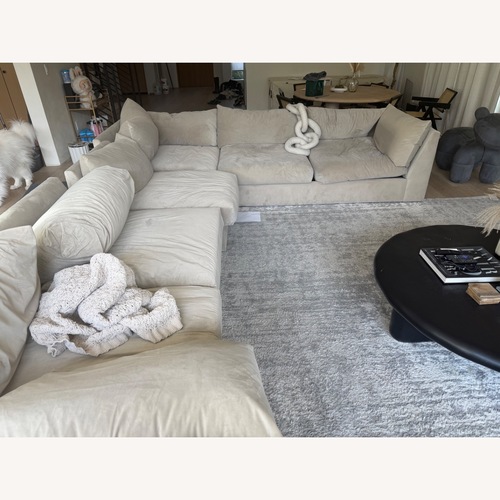 Used Living Spaces Light Brown 3+ Piece Sectional for sale on AptDeco