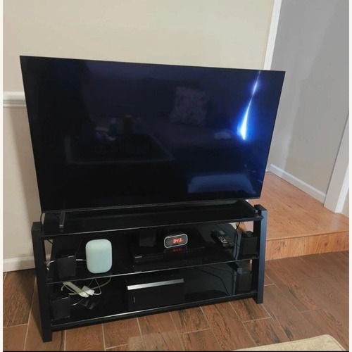 Used Black Glass Media Storage for sale on AptDeco