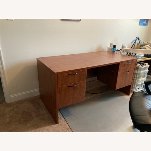 Used Light Brown Desk for sale on AptDeco
