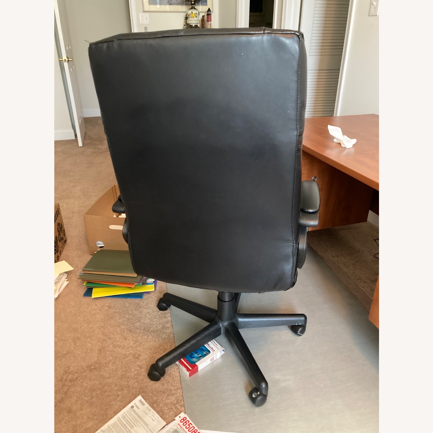 Raymour & Flanigan Black Office Chair - image-2