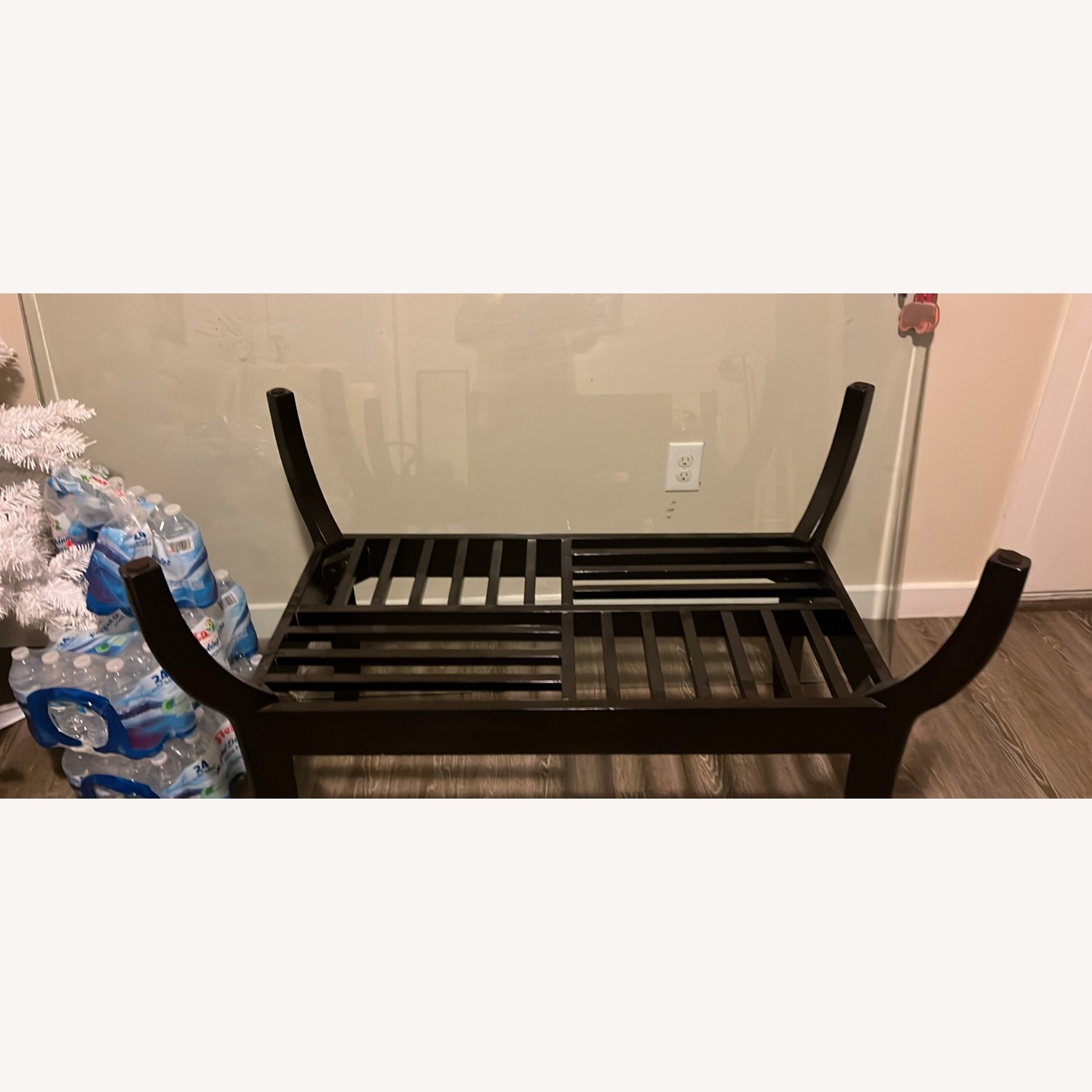 Rectangular Glass Table With 4 Chairs - image-2