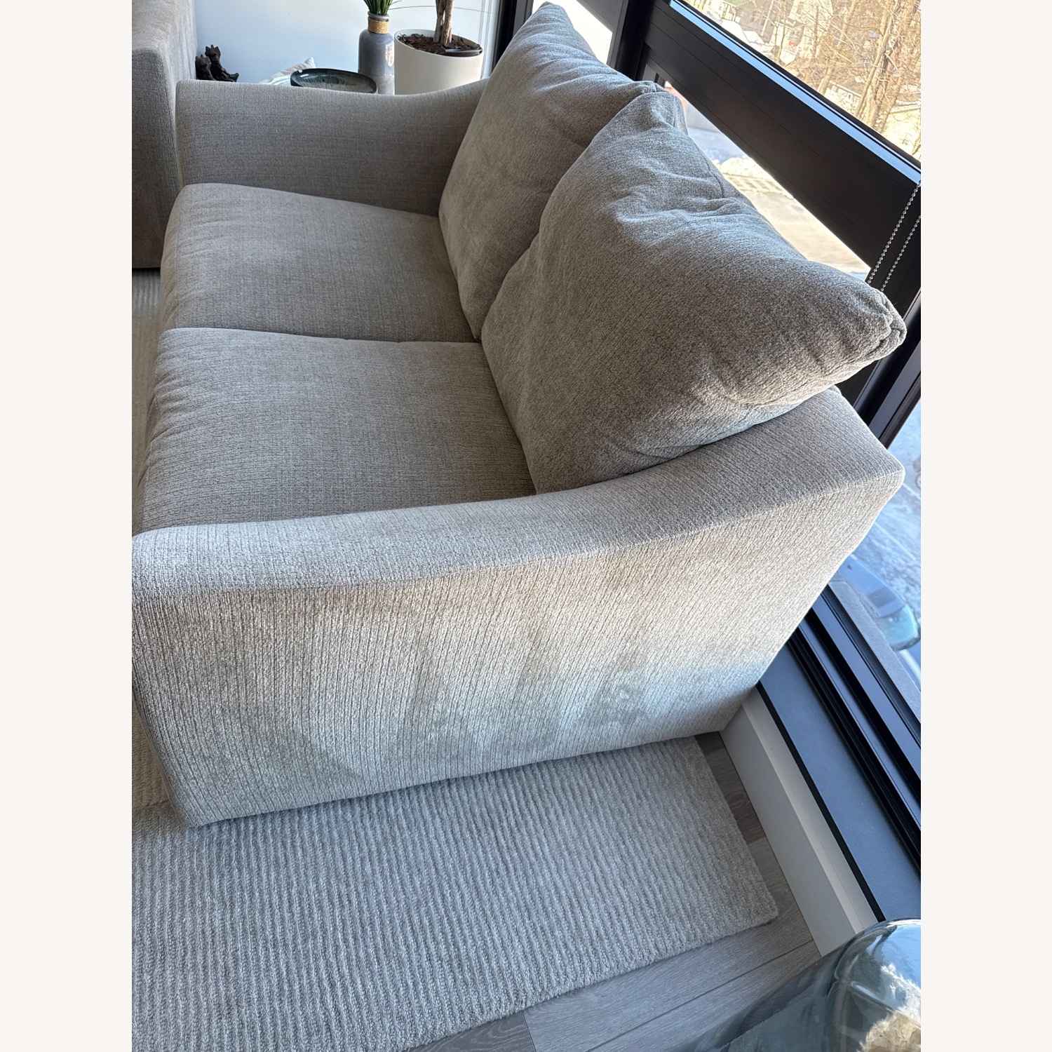 Raymour & Flanigan Natural 2 Piece Sectional - image-2