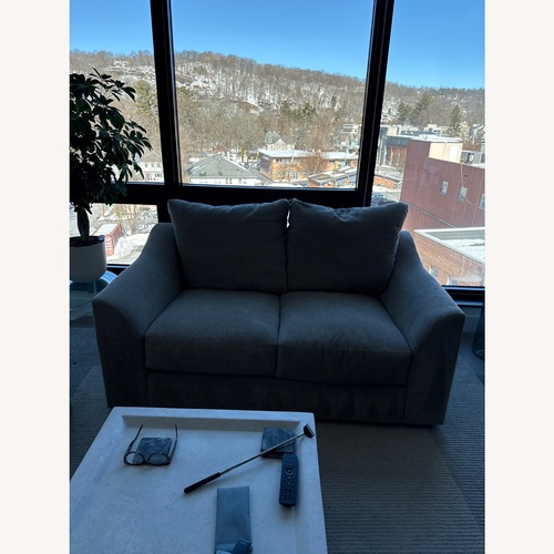 Used Raymour & Flanigan Natural 2 Piece Sectional for sale on AptDeco