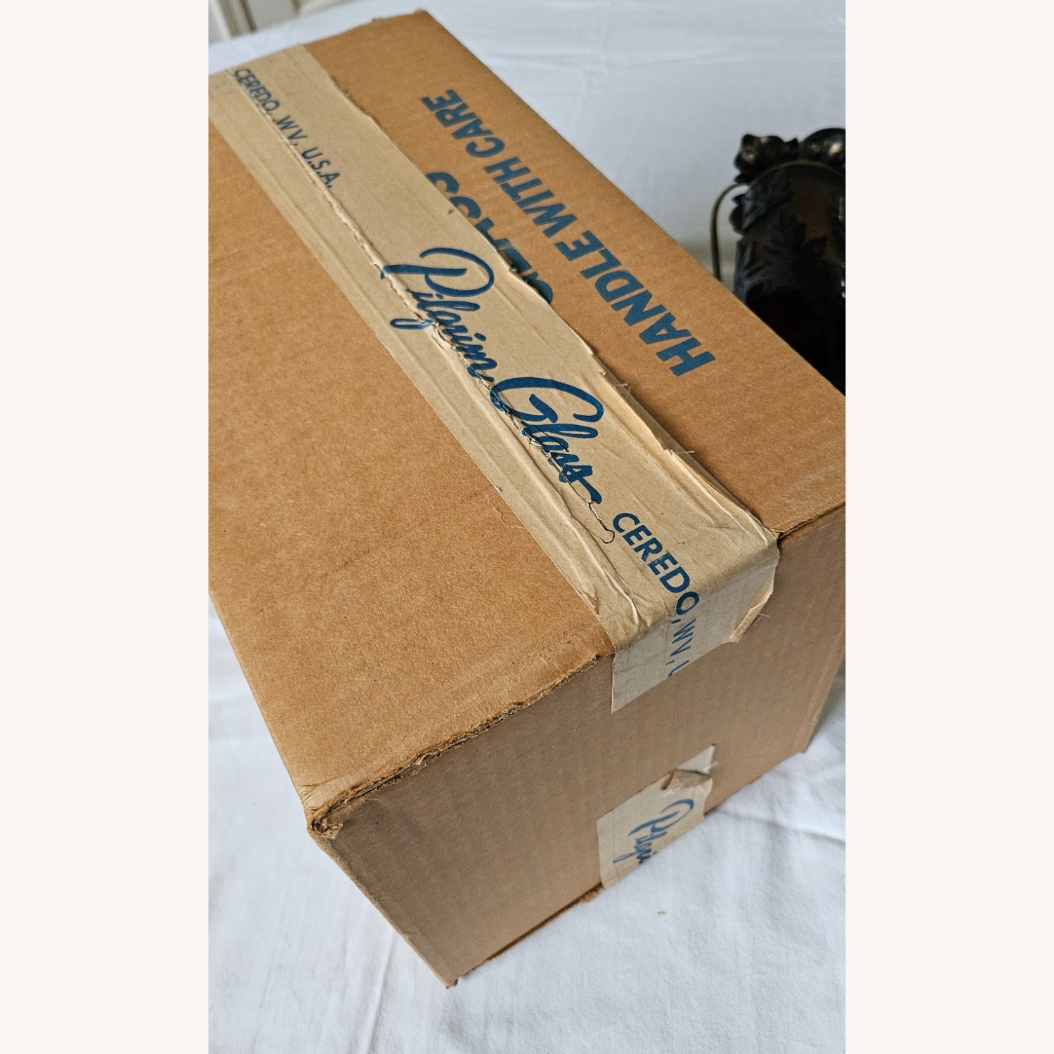 Pilgrim Glass Double Light Sconces Pair - image-16