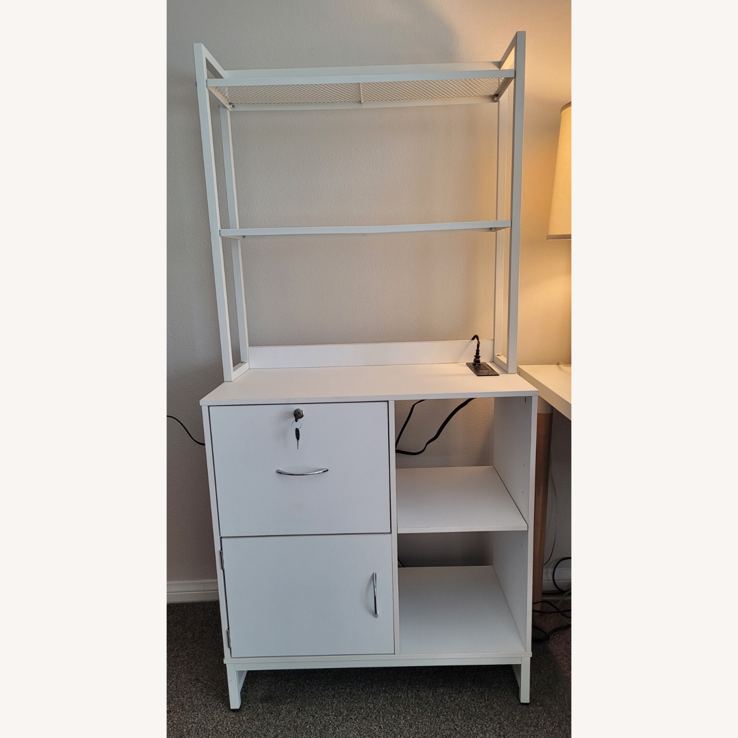 White Bookcase - image-1