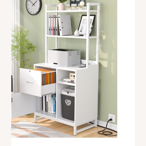 Used White Bookcase for sale on AptDeco