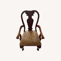 Dark Brown Wood Dining Chair