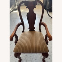 Dark Brown Wood Dining Chair