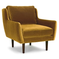 Article Matrix Gold Velvet Accent Chairs