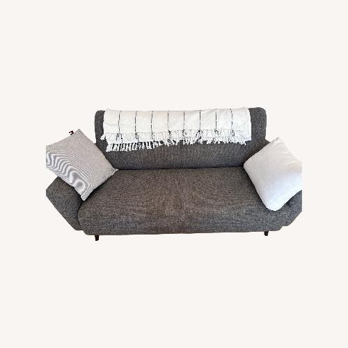 Used Dania Furniture Gray Loveseat for sale on AptDeco