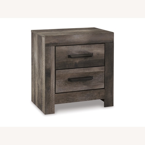 Used Ashley Furniture Wynnlow 24" 2 Drawer Charging Nightstand for sale on AptDeco