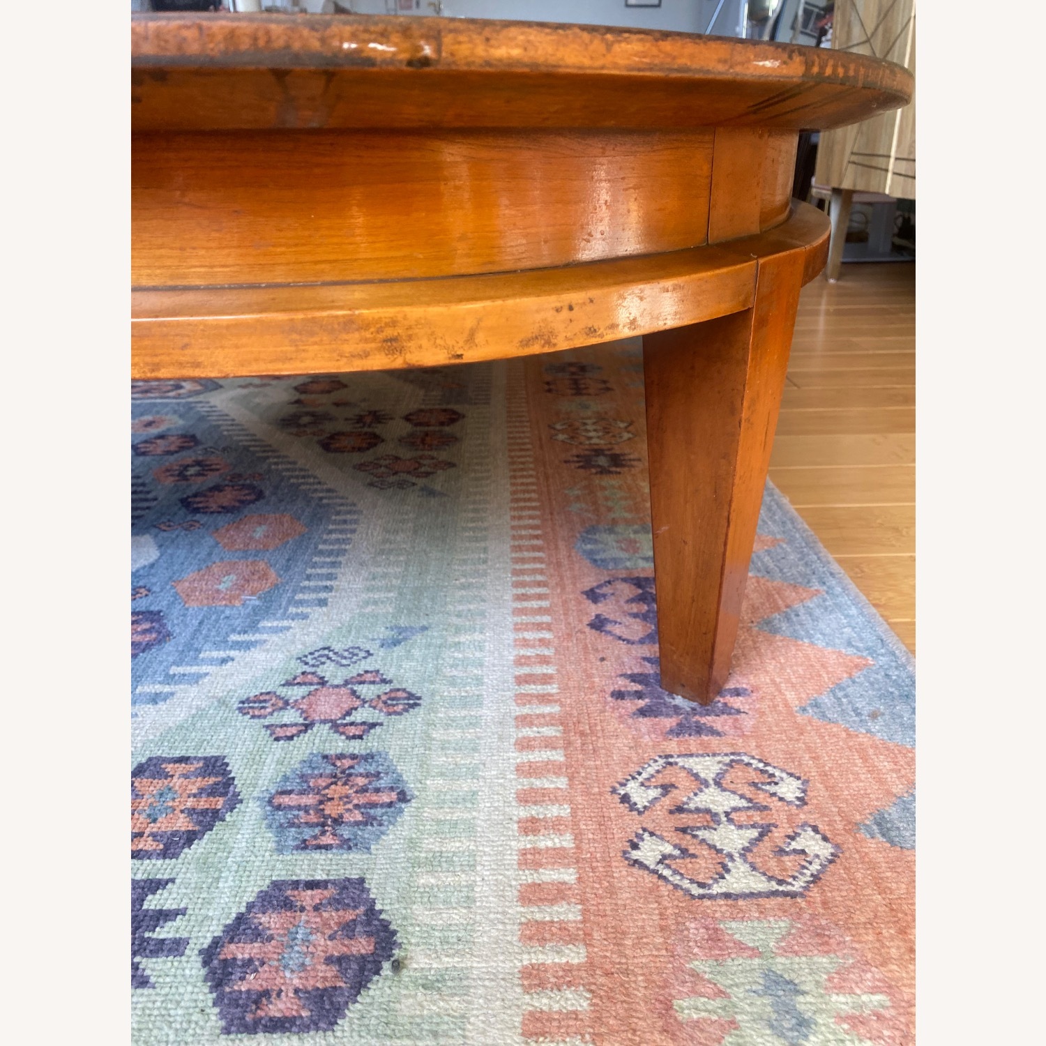 Tomlinson Vintage Oval Coffee Table - image-4