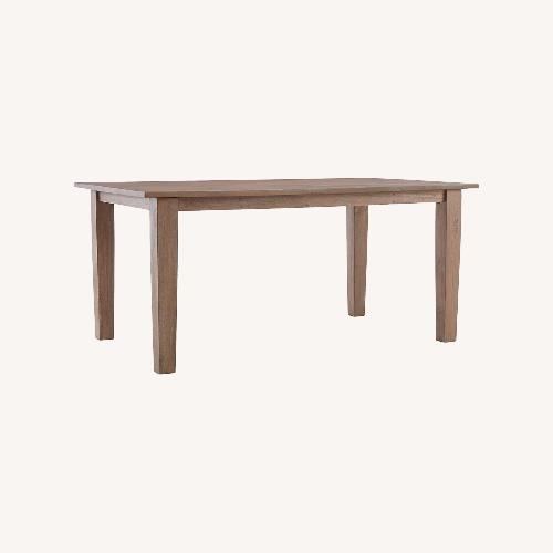 Used Crate & Barrel Dark Brown Wood Dining Table for sale on AptDeco