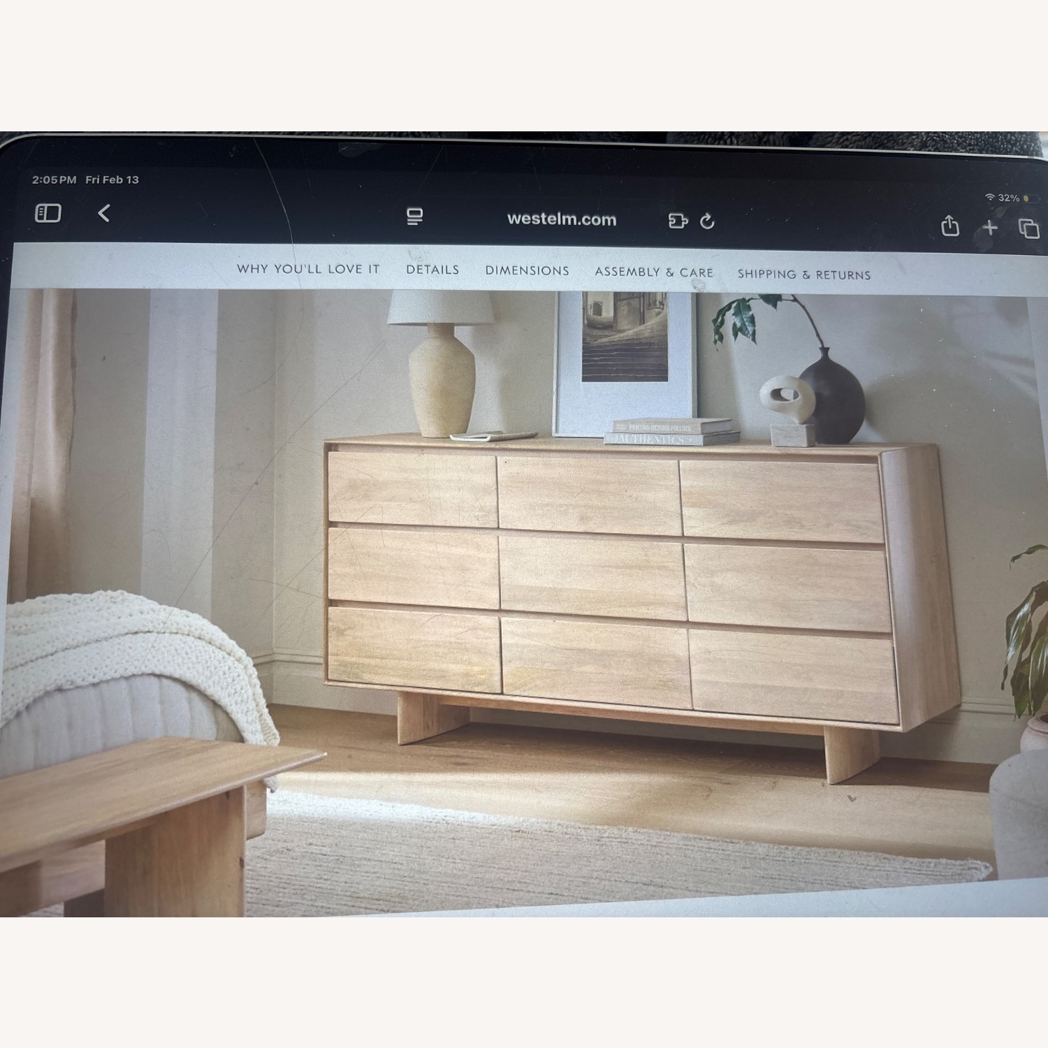 West Elm 9 Drawer Anton Dresser - image-1