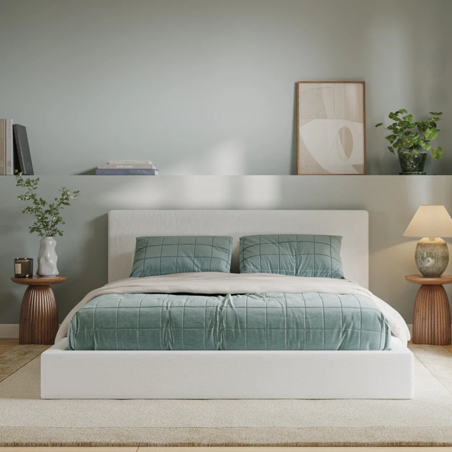 Soft Frame - Bed Frame + Headboard - image-0