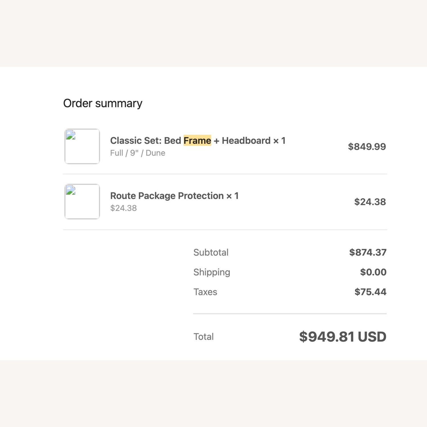 Soft Frame - Bed Frame + Headboard - image-1