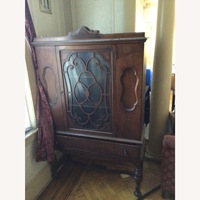 Vintage/Antique Finds Dark Brown Wood Wall Unit