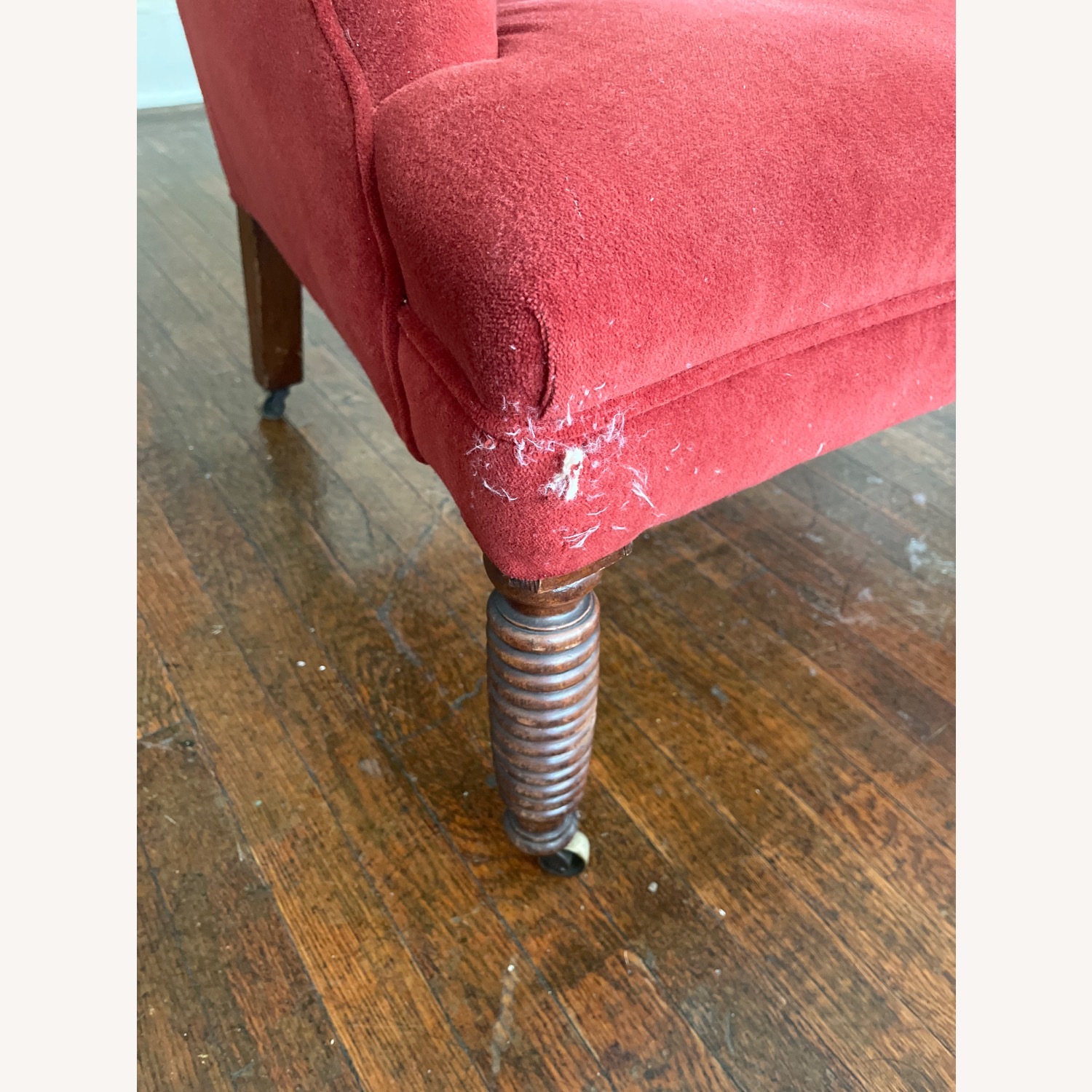 19th Century Antique Wingback Chair - image-3