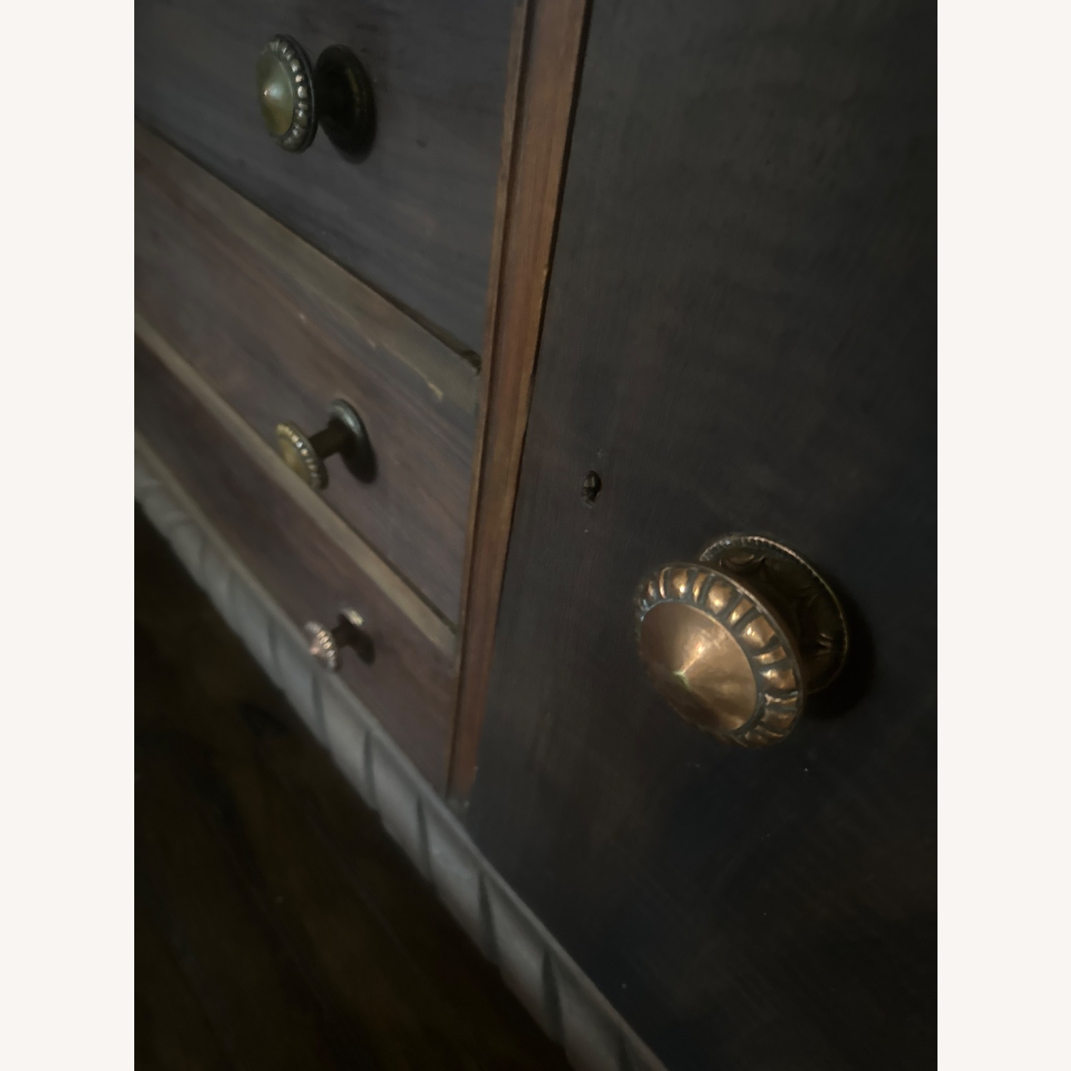 Vintage/Antique Dark Brown Wood Sideboard - image-5