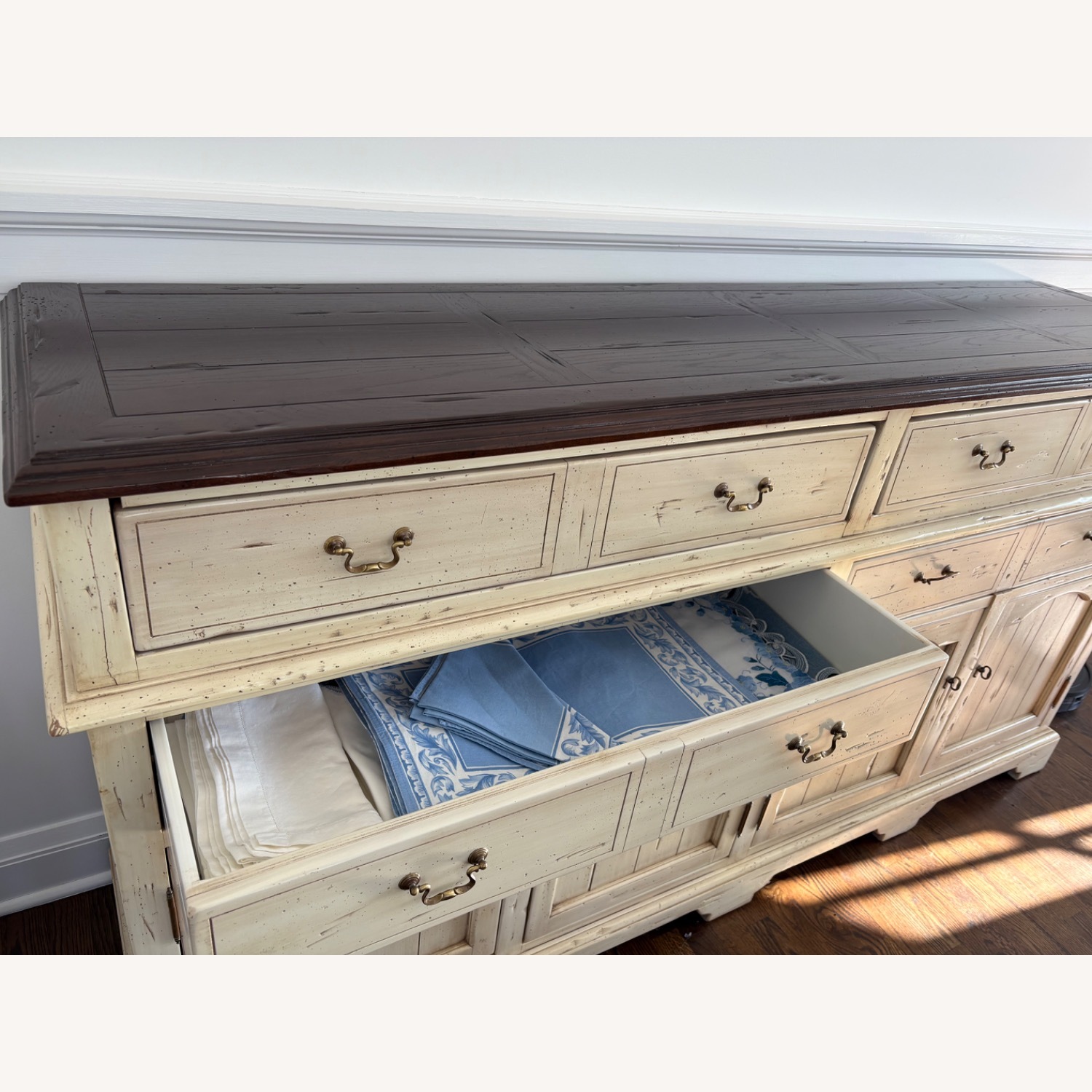 Antique Dining Buffet Table - image-5