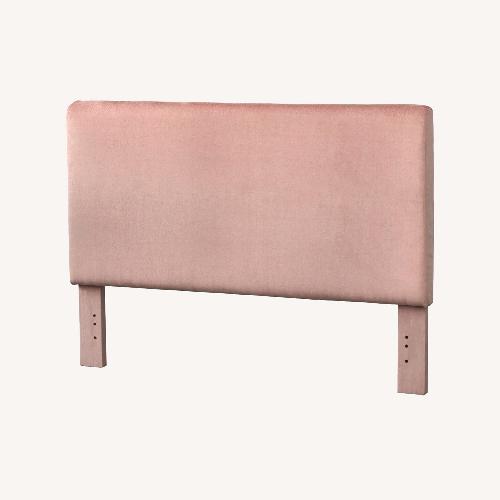 Used Magaw Upholstered Headboard Pink Fabric Headboard for sale on AptDeco