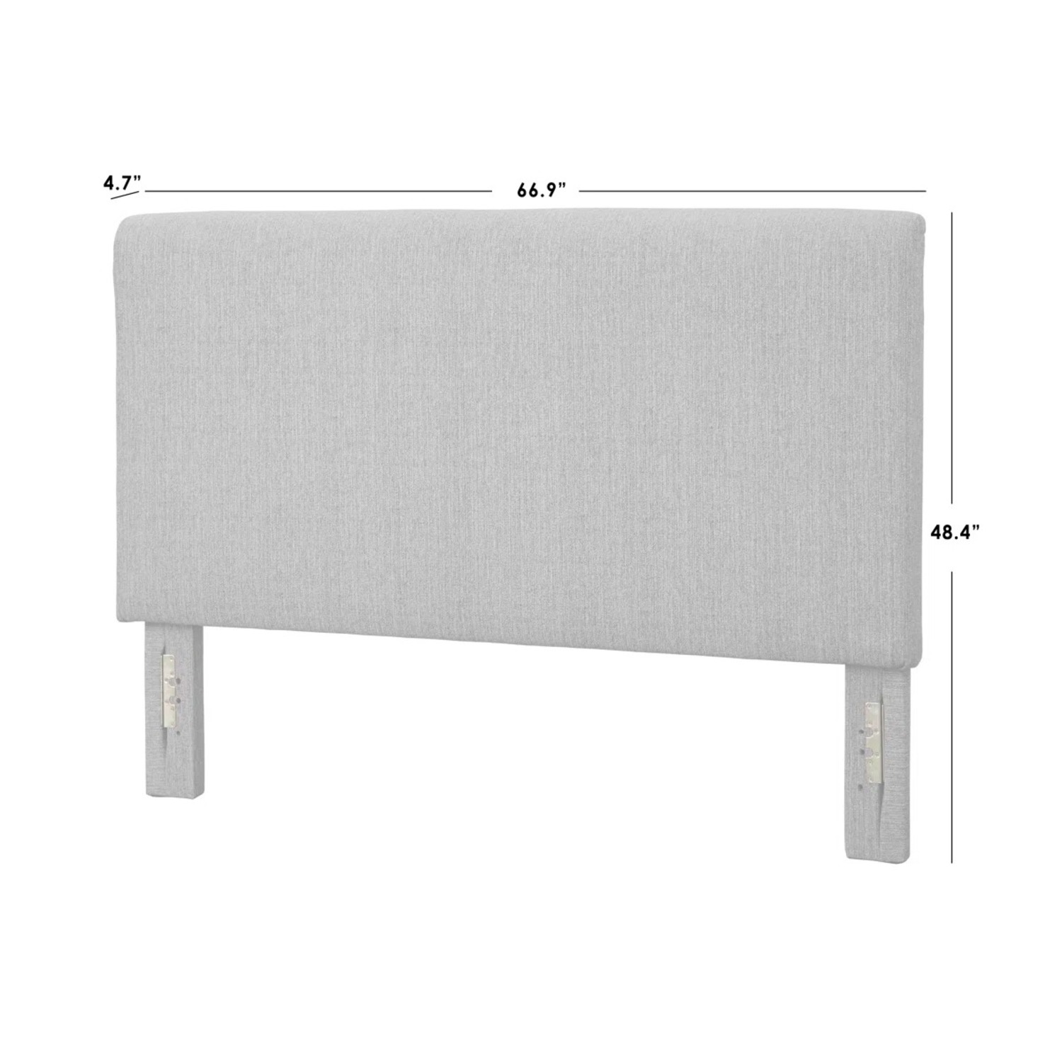 Magaw Upholstered Headboard Pink Fabric Headboard - image-3