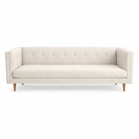 West Elm Bradford Natural Fabric 3+ Seater Sofa
