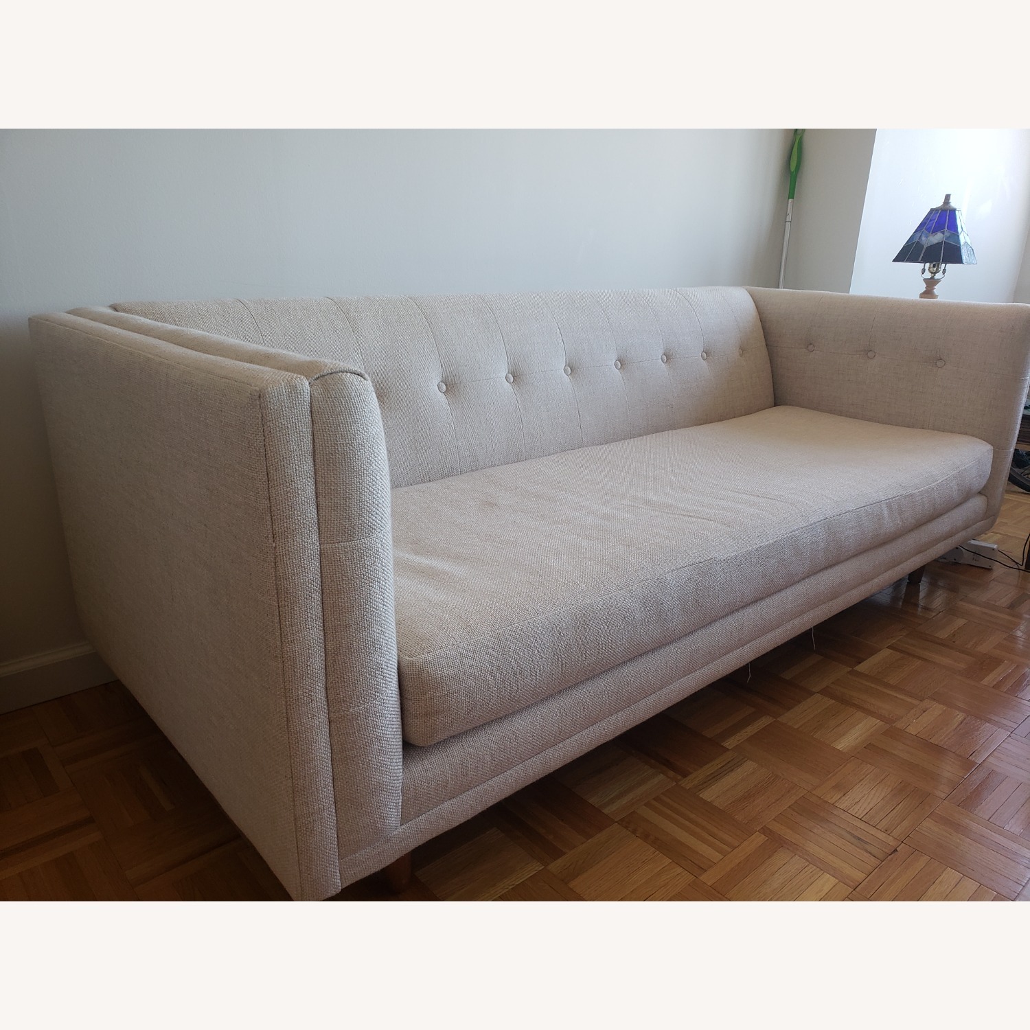 West Elm Bradford Natural Fabric 3+ Seater Sofa - image-3