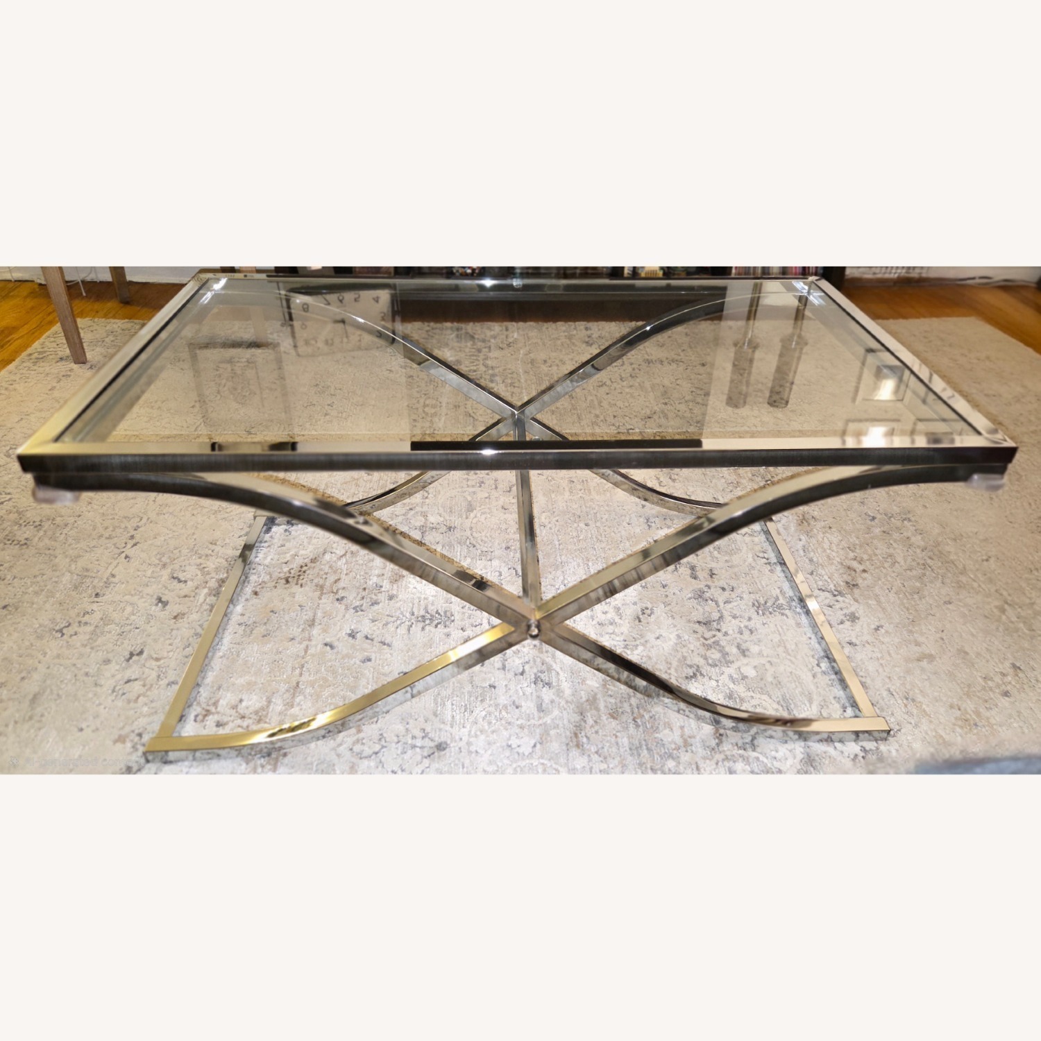 Elegant Glass Coffee Table - image-1