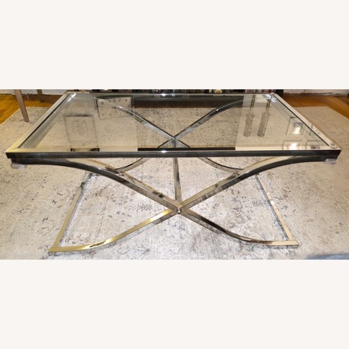 Used Elegant Glass Coffee Table for sale on AptDeco