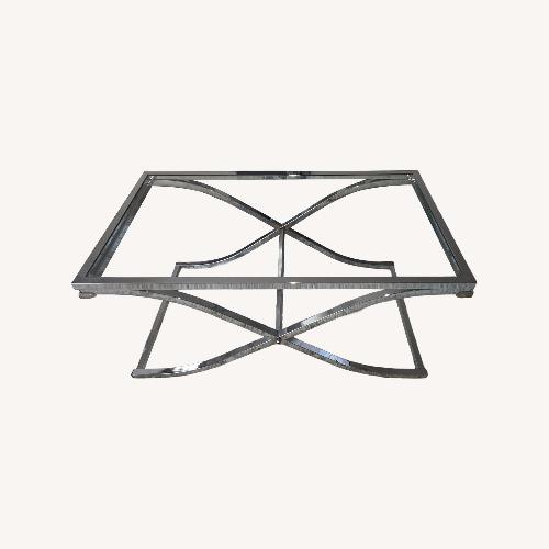 Used Elegant Glass Coffee Table for sale on AptDeco