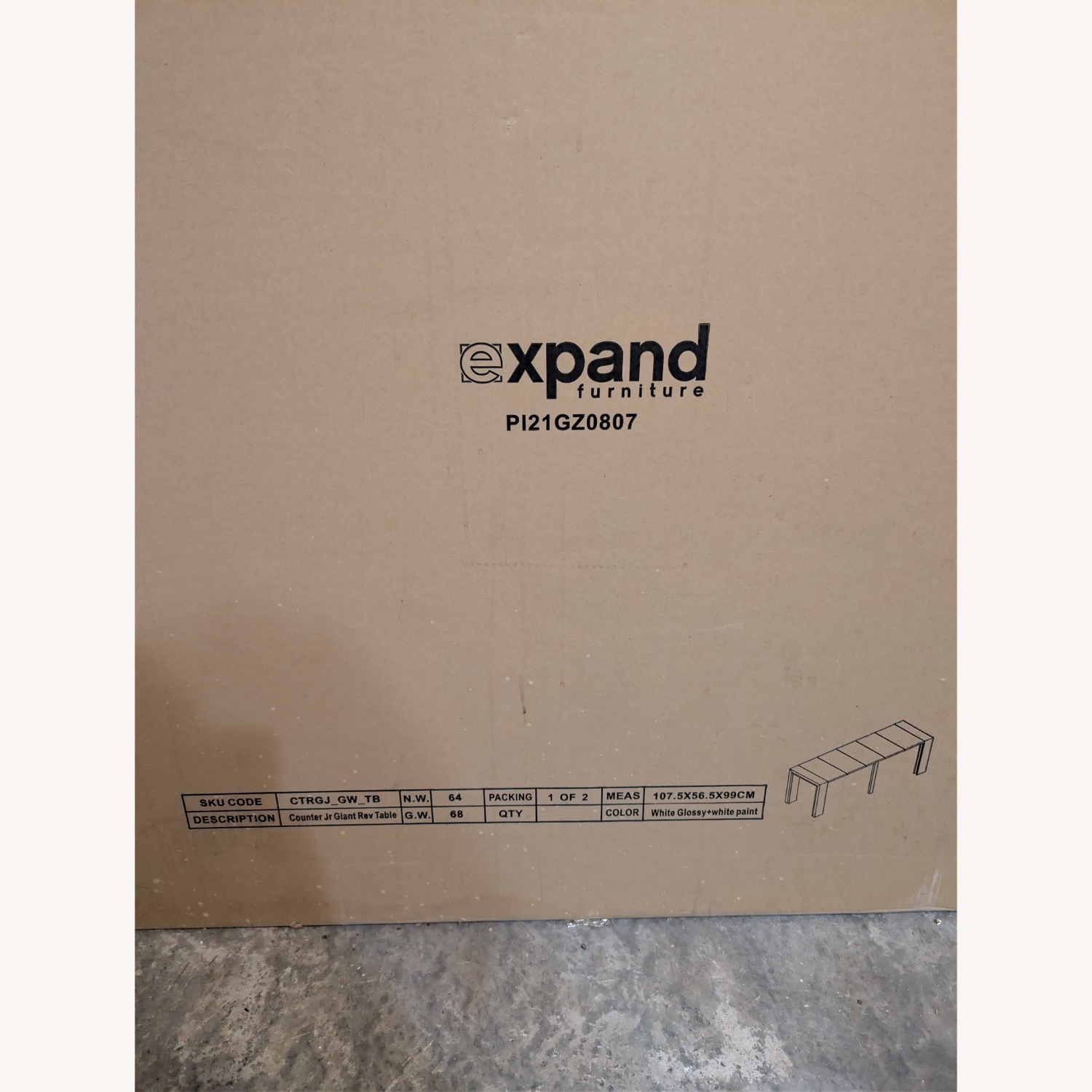 Expand Furniture Counter Height Table - image-5