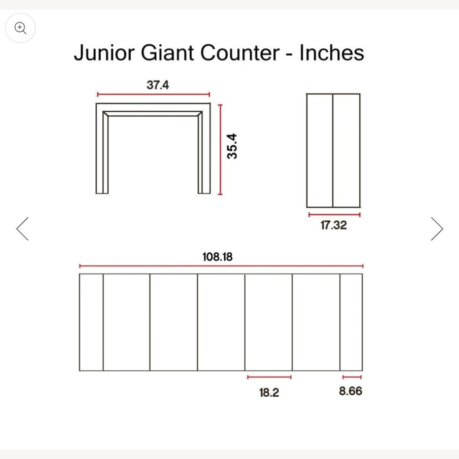 Expand Furniture Counter Height Table - image-2