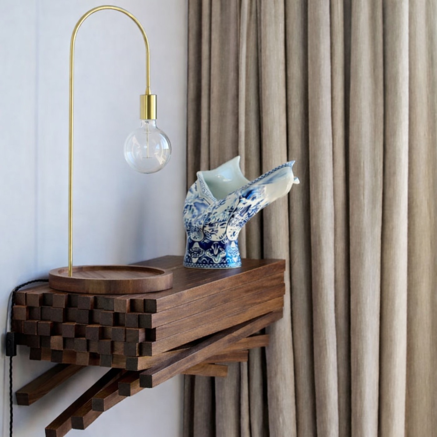 Designer shelf - Pick Up Sticks Wall Server - image-3