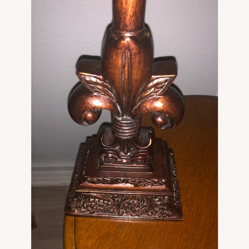 Used Red Fabric Table Lamps for sale on AptDeco