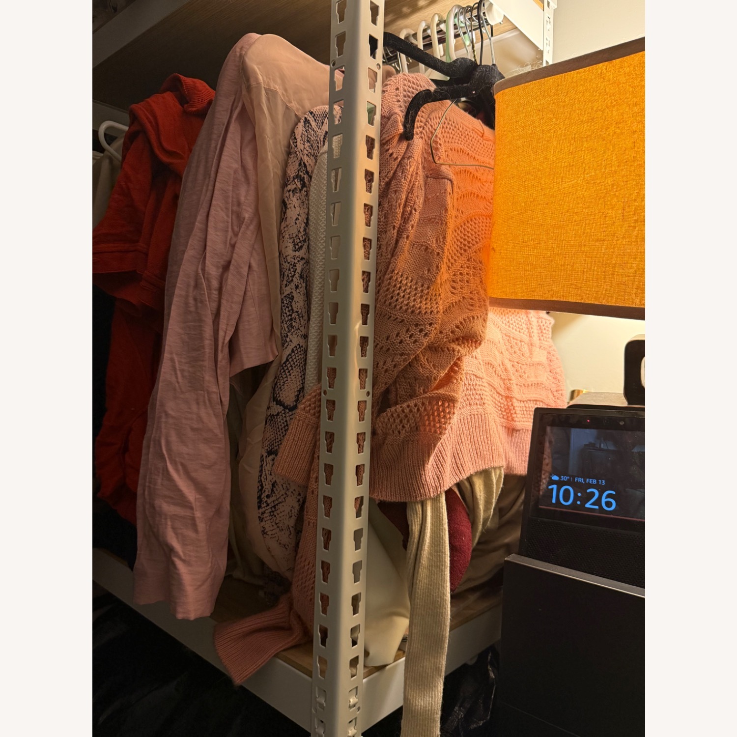 Baxton Studio Colonie White Metal Armoire - image-3