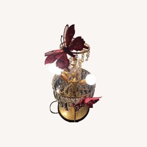 Used Crystal Table Lamp  for sale on AptDeco