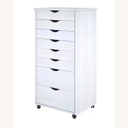 Used Castaneda White Wood Nightstand for sale on AptDeco