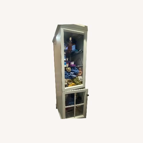 Used Crate & Barrel White Cabinet for sale on AptDeco