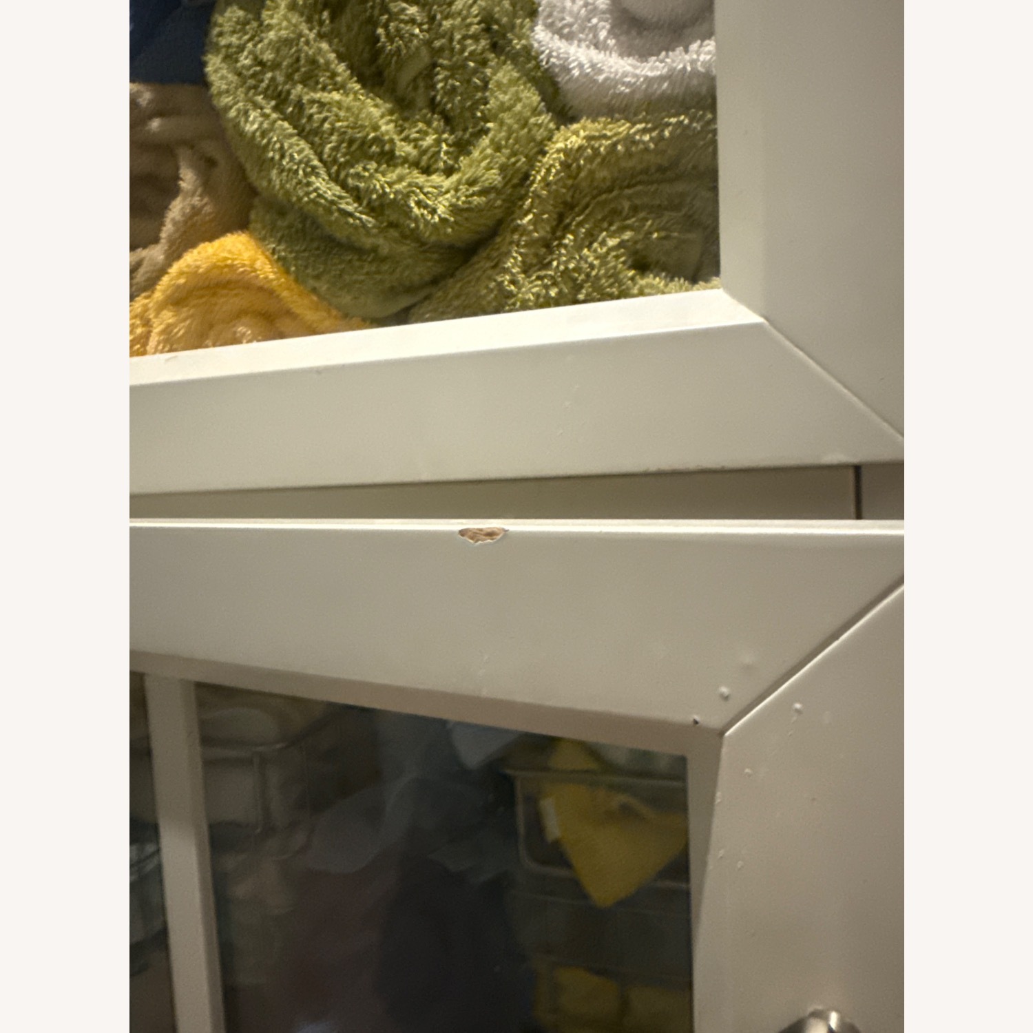 Crate & Barrel White Cabinet - image-2