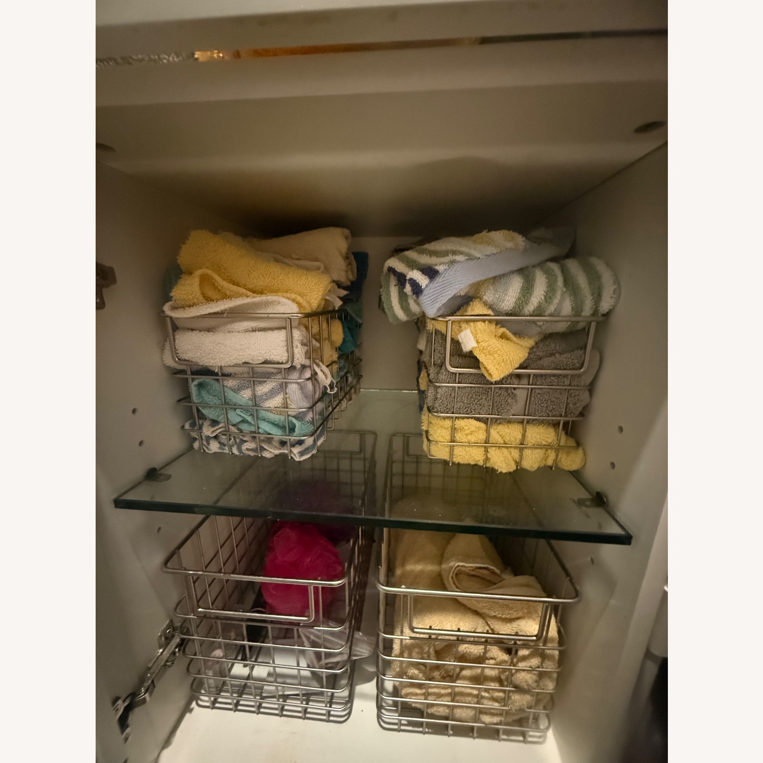 Crate & Barrel White Cabinet - image-1