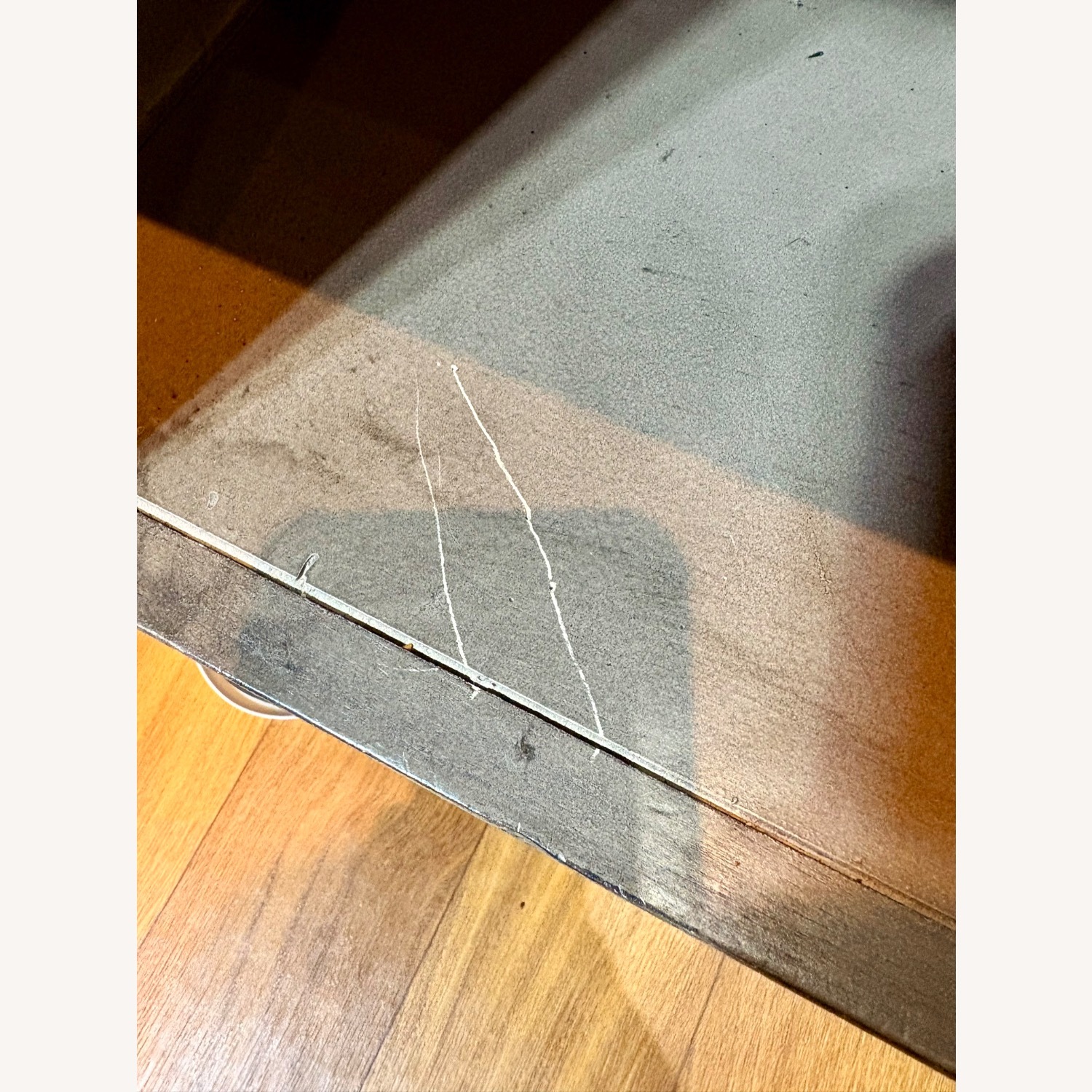 Jofran Washed Gray Rustic Wooden Media Console - image-2