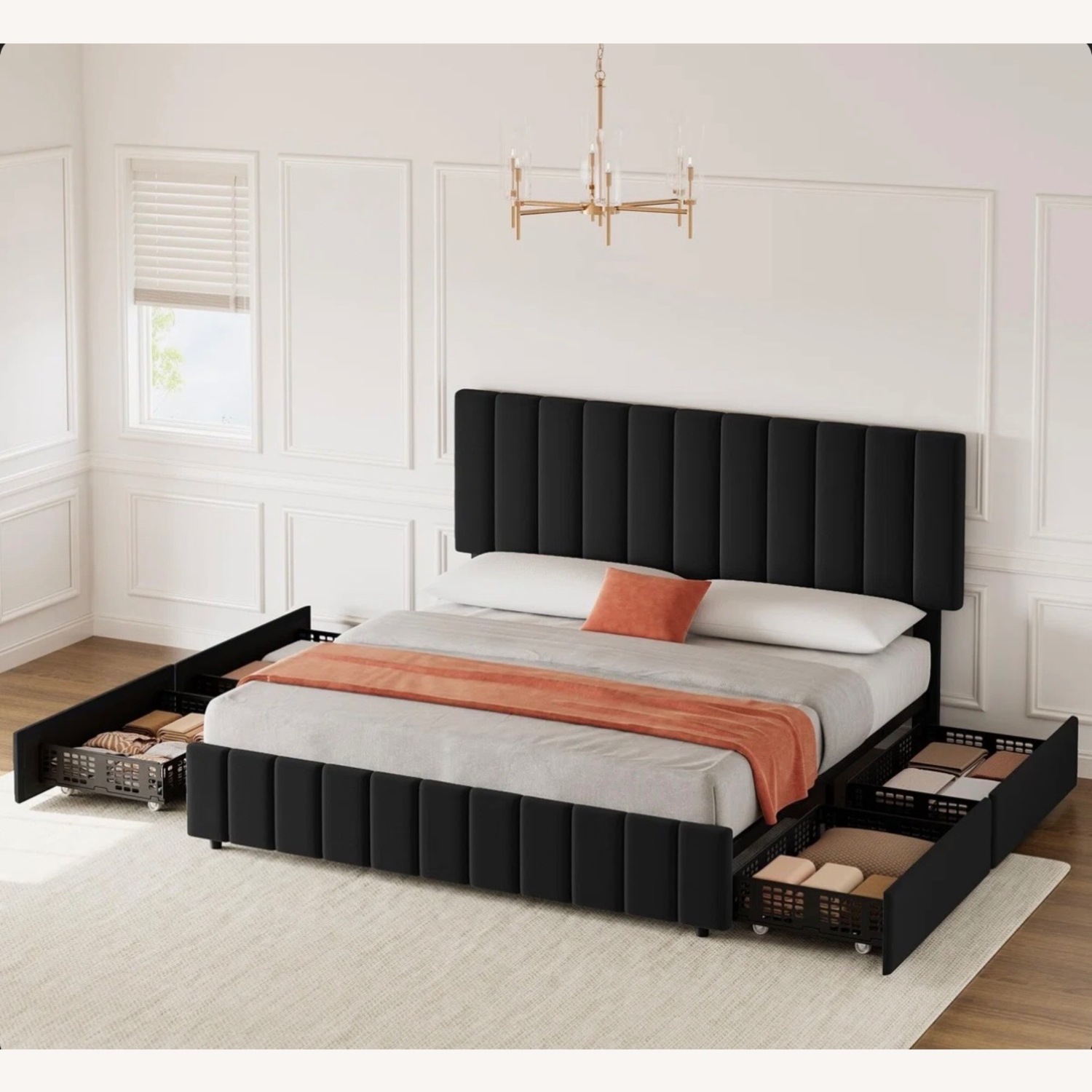 Black King Bed - image-1