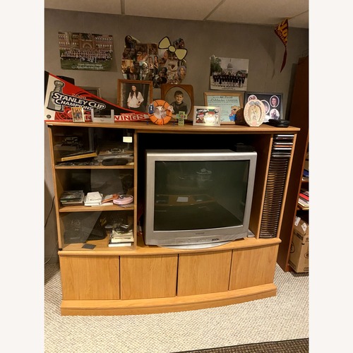 Used Entertainment Center With Lots of Storage for sale on AptDeco